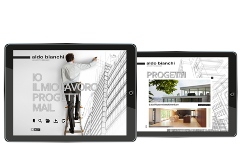 Applicazione per Architetto - Aggiorna e pubblica tutto il portfolio lavori per condividerlo con i clienti.